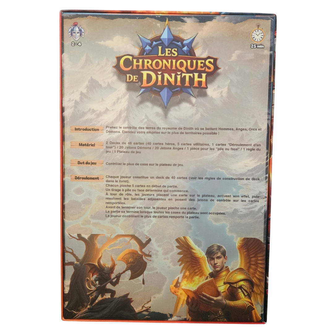 les chroniques de dinith – coffret démons vs anges