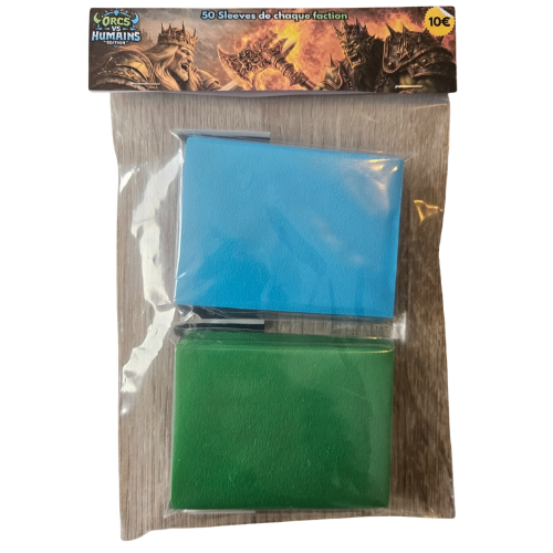 100 Sleeves Orcs (50) & Humains (50)